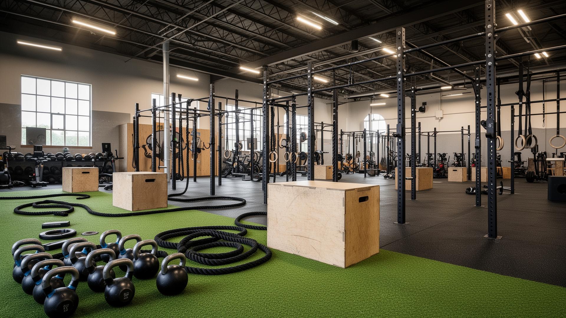 CrossFit Area at Extreme Fitness Gym Madanapalle